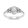 Load image into Gallery viewer, split-band-antique-oval-shaped-diamond-engagement-ring-in-white-gold-FD9816OVR-NL-WG