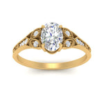 Load image into Gallery viewer, split-band-antique-oval-shaped-diamond-engagement-ring-in-yellow-gold-FD9816OVR-NL-YG