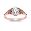 Load image into Gallery viewer, split-band-antique-oval-shaped-orange-sapphire-engagement-ring-in-rose-gold-FD9816OVRGSAOR-NL-RG