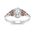 Thumbnail 38 - split-band-antique-oval-shaped-orange-sapphire-engagement-ring-in-white-gold-FD9816OVRGSAOR-NL-WG