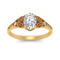 Thumbnail 65 - split-band-antique-oval-shaped-orange-sapphire-engagement-ring-in-yellow-gold-FD9816OVRGSAOR-NL-YG