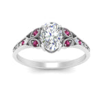 Load image into Gallery viewer, split-band-antique-oval-shaped-pink-sapphire-engagement-ring-in-white-gold-FD9816OVRGSADRPI-NL-WG
