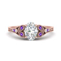 Thumbnail 25 - split-band-antique-oval-shaped-purple-topaz-engagement-ring-in-rose-gold-FD9816OVRGVITO-NL-RG