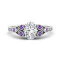Thumbnail 52 - split-band-antique-oval-shaped-purple-topaz-engagement-ring-in-white-gold-FD9816OVRGVITO-NL-WG