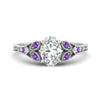 Load image into Gallery viewer, split-band-antique-oval-shaped-purple-topaz-engagement-ring-in-white-gold-FD9816OVRGVITO-NL-WG