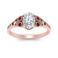 Thumbnail 17 - split-band-antique-oval-shaped-ruby-engagement-ring-in-rose-gold-FD9816OVRGRUDR-NL-RG