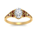 Thumbnail 71 - split-band-antique-oval-shaped-ruby-engagement-ring-in-yellow-gold-FD9816OVRGRUDR-NL-YG