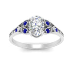 Load image into Gallery viewer, split-band-antique-oval-shaped-sapphire-engagement-ring-in-white-gold-FD9816OVRGSABL-NL-WG