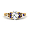 Load image into Gallery viewer, split-band-antique-oval-shaped-sapphire-engagement-ring-in-yellow-gold-FD9816OVRGSABL-NL-YG