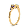 Load image into Gallery viewer, split-band-antique-oval-shaped-sapphire-engagement-ring-in-yellow-gold-FD9816OVRGSABL-NL-YG