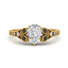 Load image into Gallery viewer, split-band-antique-pear-shaped-black-diamond-engagement-ring-in-yellow-gold-FD9816PERGBLACK-NL-YG