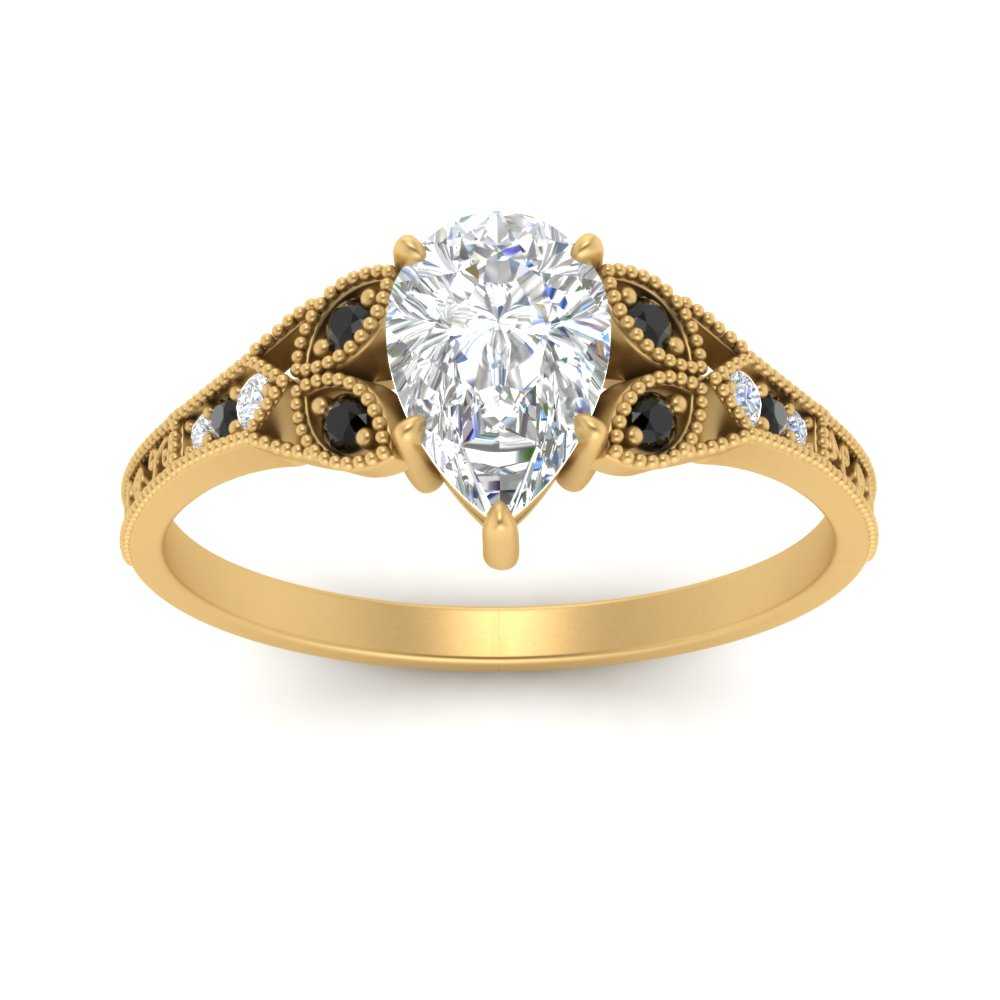 split-band-antique-pear-shaped-black-diamond-engagement-ring-in-yellow-gold-FD9816PERGBLACK-NL-YG
