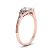 Load image into Gallery viewer, split-band-antique-pear-shaped-blue-topaz-engagement-ring-in-rose-gold-FD9816PERGICBLTO-NL-RG