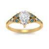 Load image into Gallery viewer, split-band-antique-pear-shaped-blue-topaz-engagement-ring-in-yellow-gold-FD9816PERGICBLTO-NL-YG