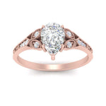 Load image into Gallery viewer, split-band-antique-pear-shaped-diamond-engagement-ring-in-rose-gold-FD9816PER-NL-RG
