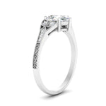 Load image into Gallery viewer, split-band-antique-pear-shaped-diamond-engagement-ring-in-white-gold-FD9816PER-NL-WG

