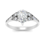 Load image into Gallery viewer, split-band-antique-pear-shaped-diamond-engagement-ring-in-white-gold-FD9816PER-NL-WG
