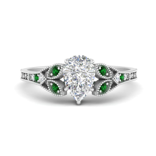split-band-antique-pear-shaped-emerald-engagement-ring-in-white-gold-FD-9816PERGEMGR-NL-WG