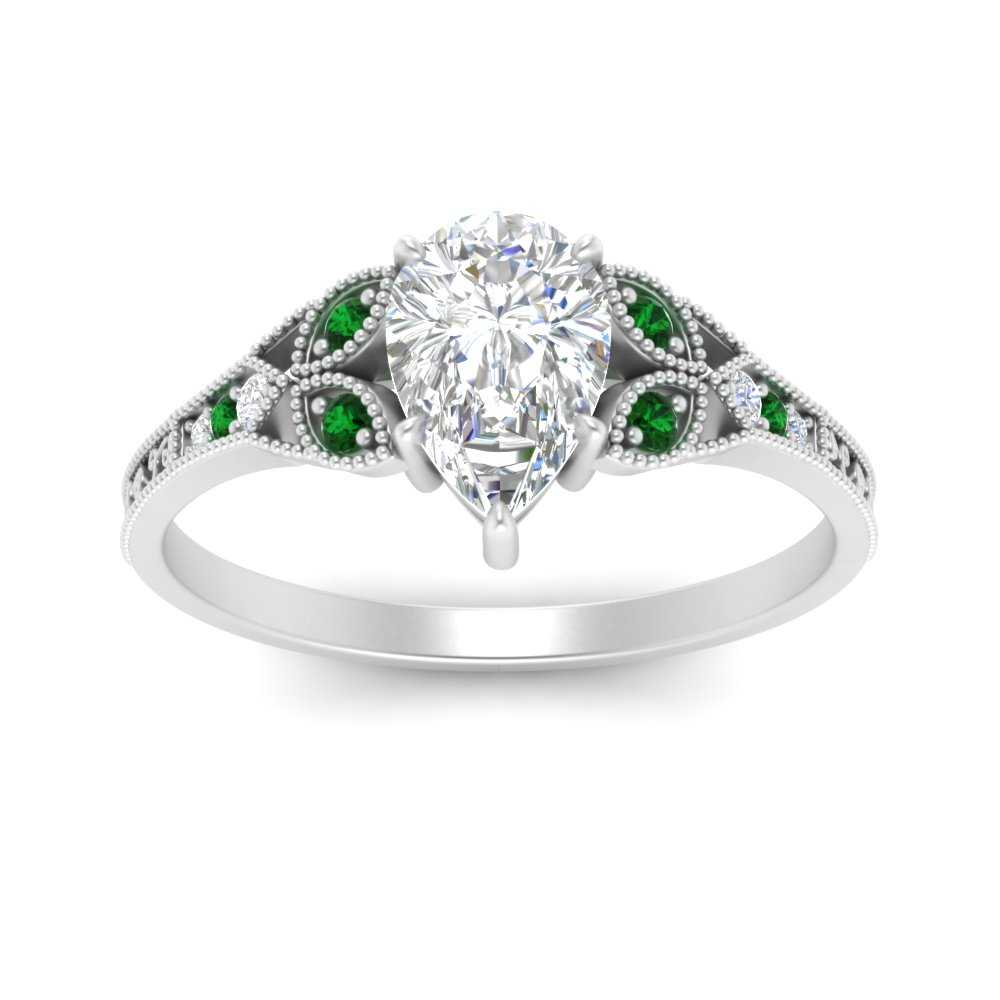 split-band-antique-pear-shaped-emerald-engagement-ring-in-white-gold-FD-9816PERGEMGR-NL-WG