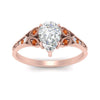 Load image into Gallery viewer, split-band-antique-pear-shaped-orange-sapphire-engagement-ring-in-rose-gold-FD9816PERGSAOR-NL-RG
