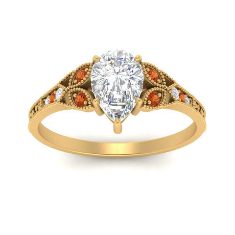 split-band-antique-pear-shaped-orange-sapphire-engagement-ring-in-yellow-gold-FD9816PERGSAOR-NL-YG