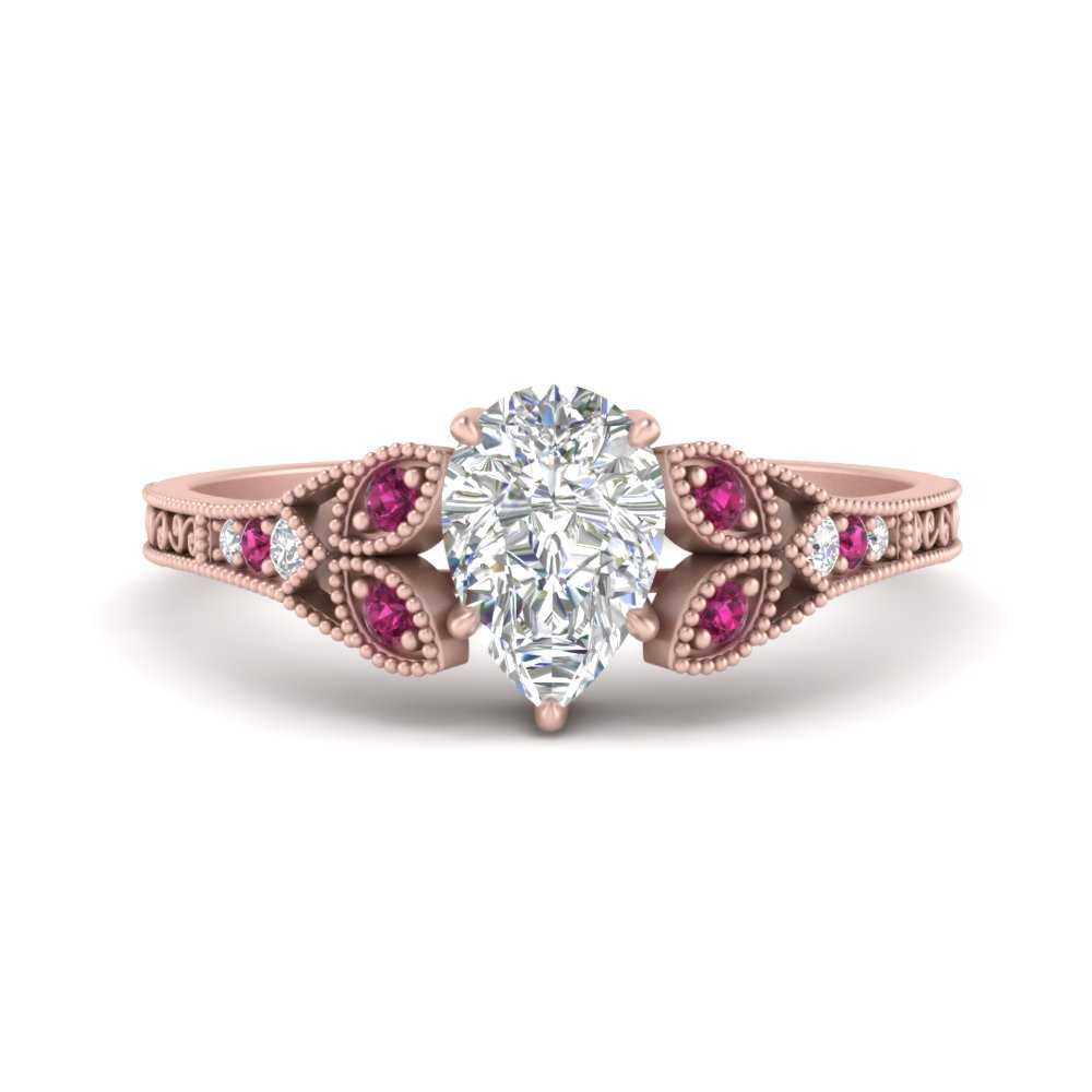 split-band-antique-pear-shaped-pink-sapphire-engagement-ring-in-rose-gold-FD9816PERGSADRPI-NL-RG