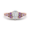 Load image into Gallery viewer, split-band-antique-pear-shaped-purple-topaz-engagement-ring-in-rose-gold-FD9816PERGVITO-NL-RG