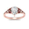 Load image into Gallery viewer, split-band-antique-pear-shaped-ruby-engagement-ring-in-rose-gold-FD9816PERGRUDR-NL-RG