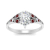 Load image into Gallery viewer, split-band-antique-pear-shaped-ruby-engagement-ring-in-white-gold-FD9816PERGRUDR-NL-WG
