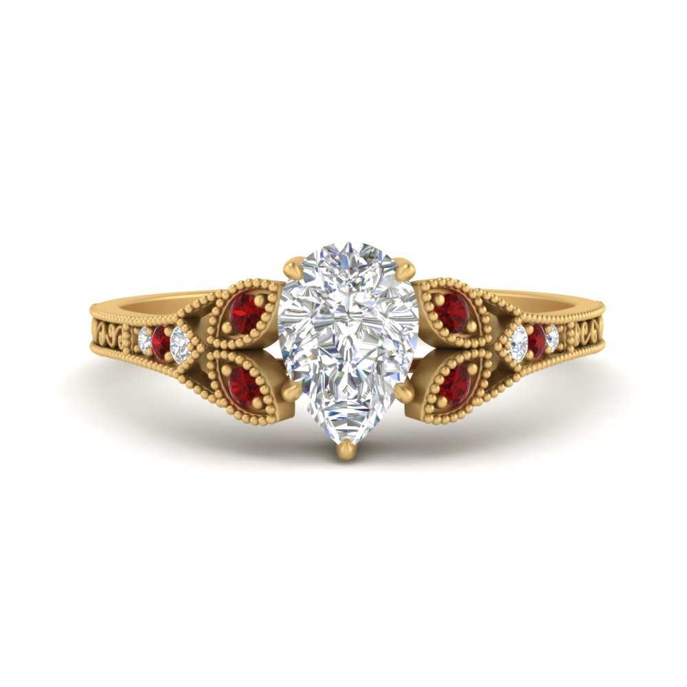 split-band-antique-pear-shaped-ruby-engagement-ring-in-yellow-gold-FD9816PERGRUDR-NL-YG