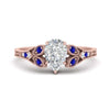 Load image into Gallery viewer, split-band-antique-pear-shaped-sapphire-engagement-ring-in-rose-gold-FD9816PERGSABL-NL-RG
