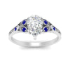 Load image into Gallery viewer, split-band-antique-pear-shaped-sapphire-engagement-ring-in-white-gold-FD9816PERGSABL-NL-WG