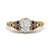 Load image into Gallery viewer, split-band-antique-pear-shaped-sapphire-engagement-ring-in-yellow-gold-FD9816PERGSABL-NL-YG