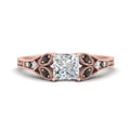 Thumbnail 19 - split-band-antique-princess-cut-black-diamond-engagement-ring-in-rose-gold-FD9816PRRGBLACK-NL-RG