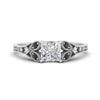 Load image into Gallery viewer, split-band-antique-princess-cut-black-diamond-engagement-ring-in-white-gold-FD9816PRRGBLACK-NL-WG