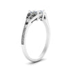 Load image into Gallery viewer, split-band-antique-princess-cut-black-diamond-engagement-ring-in-white-gold-FD9816PRRGBLACK-NL-WG