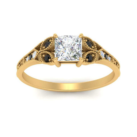 split-band-antique-princess-cut-black-diamond-engagement-ring-in-yellow-gold-FD9816PRRGBLACK-NL-YG