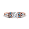 Load image into Gallery viewer, split-band-antique-princess-cut-blue-topaz-engagement-ring-in-rose-gold-FD9816PRRGICBLTO-NL-RG