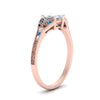 Load image into Gallery viewer, split-band-antique-princess-cut-blue-topaz-engagement-ring-in-rose-gold-FD9816PRRGICBLTO-NL-RG