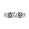 Load image into Gallery viewer, split-band-antique-princess-cut-blue-topaz-engagement-ring-in-white-gold-FD9816PRRGICBLTO-NL-WG