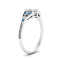Thumbnail 51 - split-band-antique-princess-cut-blue-topaz-engagement-ring-in-white-gold-FD9816PRRGICBLTO-NL-WG