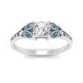 Thumbnail 50 - split-band-antique-princess-cut-blue-topaz-engagement-ring-in-white-gold-FD9816PRRGICBLTO-NL-WG