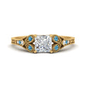 Thumbnail 76 - split-band-antique-princess-cut-blue-topaz-engagement-ring-in-yellow-gold-FD9816PRRGICBLTO-NL-YG