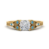 Load image into Gallery viewer, split-band-antique-princess-cut-blue-topaz-engagement-ring-in-yellow-gold-FD9816PRRGICBLTO-NL-YG