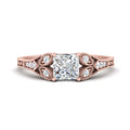 Thumbnail 1 - split-band-antique-princess-cut-diamond-engagement-ring-in-rose-gold-FD9816PRR-NL-RG