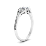 Load image into Gallery viewer, split-band-antique-princess-cut-diamond-engagement-ring-in-white-gold-FD9816PRR-NL-WG
