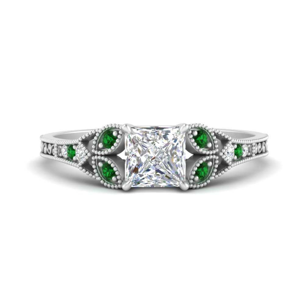 split-band-antique-princess-cut-emerald-engagement-ring-in-white-gold-FD9816PRRGEMGR-NL-WG