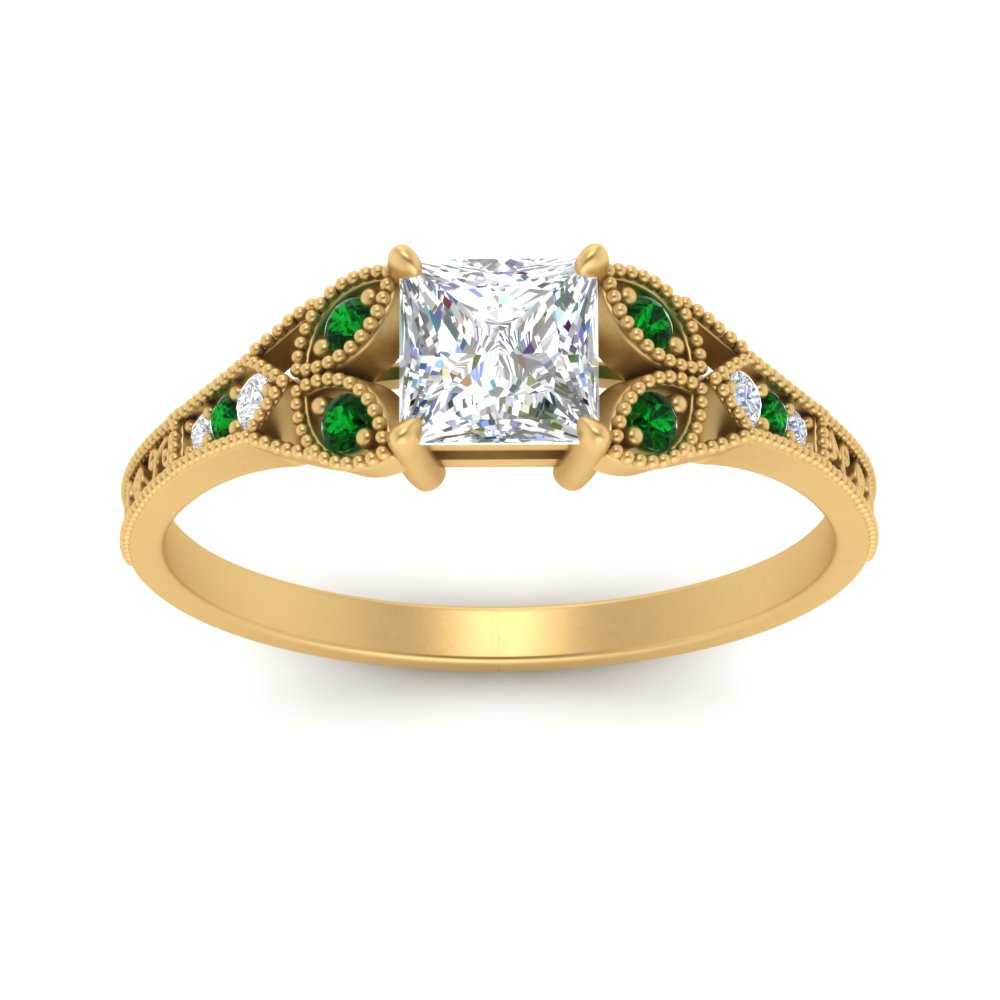 split-band-antique-princess-cut-emerald-engagement-ring-in-yellow-gold-FD9816PRRGEMGR-NL-YG