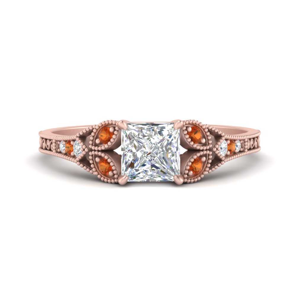 split-band-antique-princess-cut-orange-sapphire-engagement-ring-in-rose-gold-FD9816PRRGSAOR-NL-RG