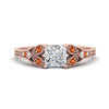 Load image into Gallery viewer, split-band-antique-princess-cut-orange-sapphire-engagement-ring-in-rose-gold-FD9816PRRGSAOR-NL-RG